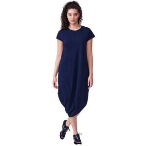 Universal Standard Size 4XS Geneva Dress Navy Blue Midi T-Shirt Dress Size XS